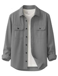Urban Grey Casual Overshirt