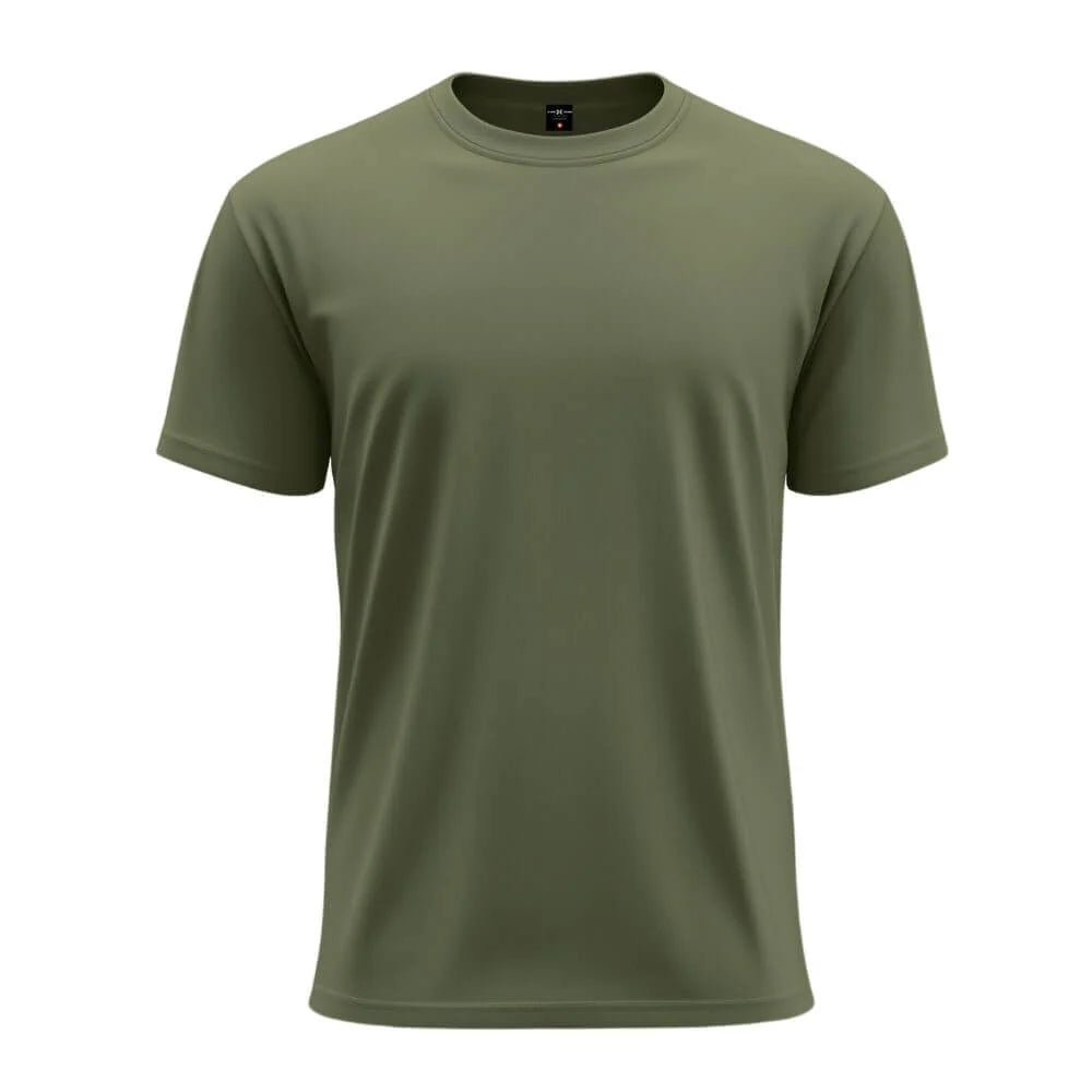 Olive Green Premium Cotton T-Shirt