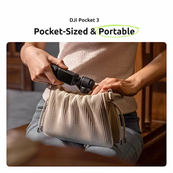 DJI Pocket 3 | Pocket Cinema; Ultra Smooth; 4K Power; Smart Tracking; Grab & Shoot